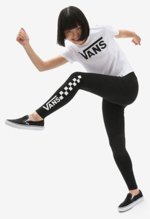 Černé sportovní dámské legíny Vans